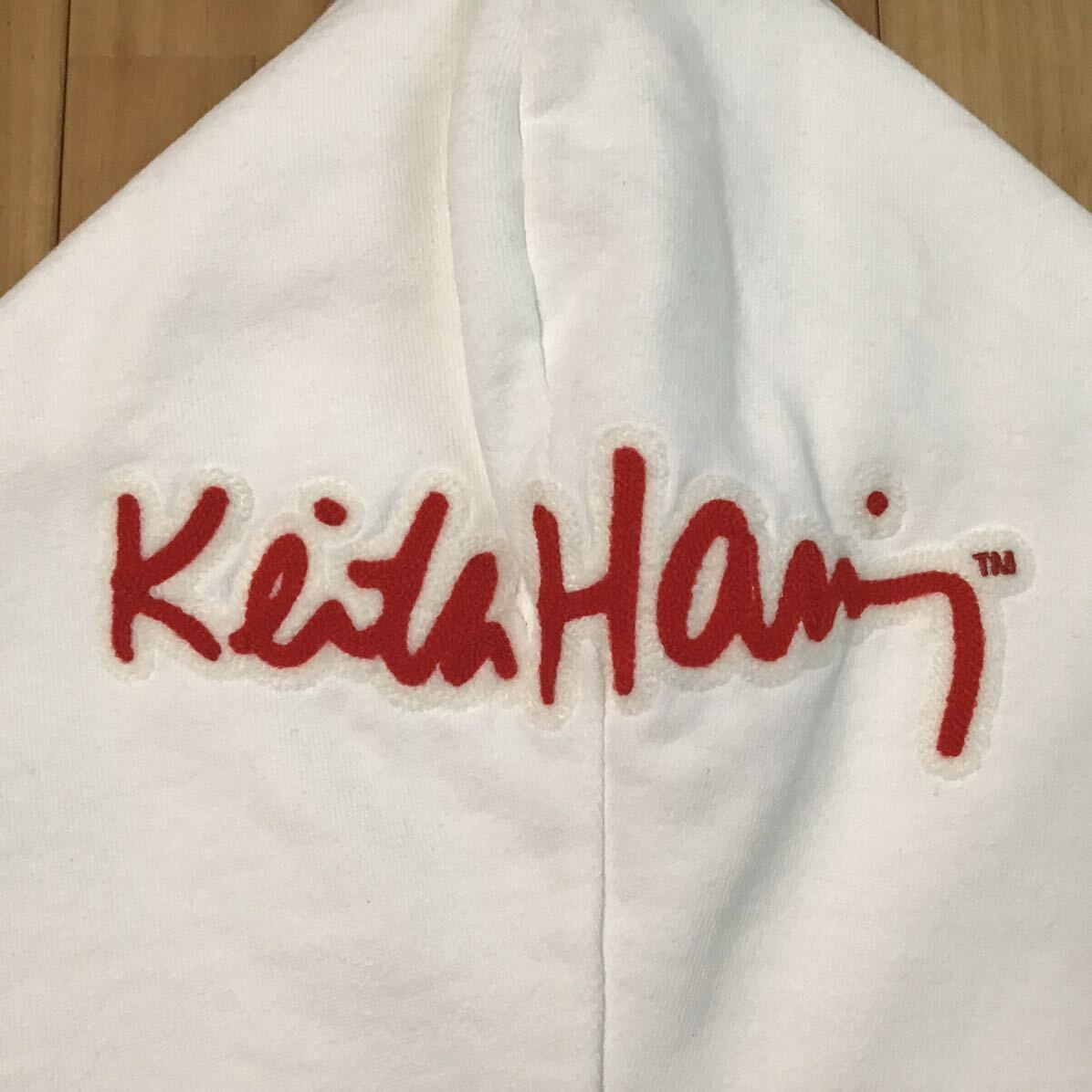 ☆XL☆ キースヘリング × BAPE シャーク パーカー KEITH HARING shark  