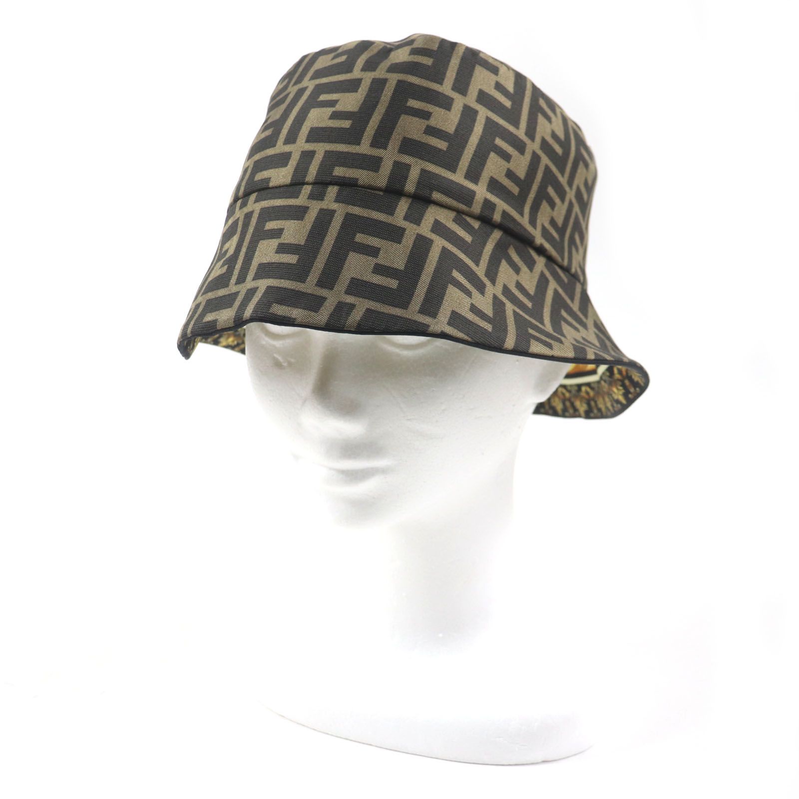 極美品▽FENDI VERSACE フェンディ ヴェルサーチ FXQ698 総柄 ズッカ柄  