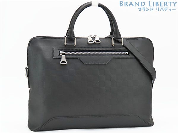 ルイヴィトン LOUIS VUITTON ダミエアンフィニ アヴェニュー ブリーフケース 2WAY ビジネスバッグ ハンドバッグ 書類かばん オニキス ブラック N41019