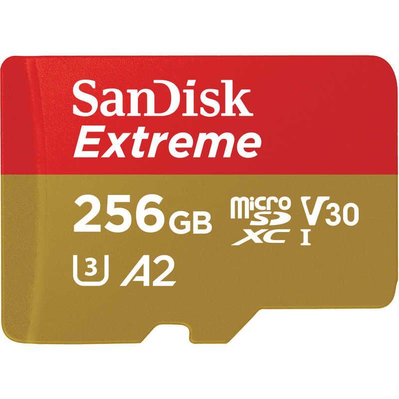 【新品未使用】【未開梱】 サンディスク　ｍｉｃｒｏＳＤＸＣメモリーカード　ＵＨＳ－Ｉ／ＵＨＳスピードクラス３対応（ＳＤＸＣ変換アダプタ付き）　SDSQXA0-256G-JN3MD