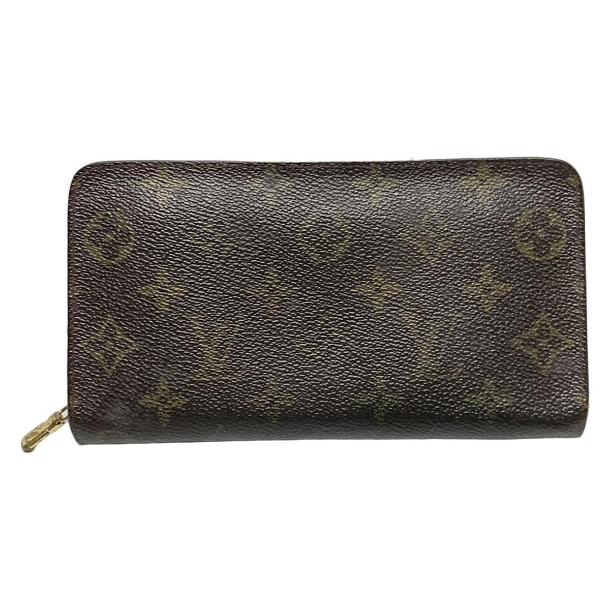 LOUIS VUITTON ルイヴィトン 長財布 モノグラム ポルト モネ ジップ M61727 レザー