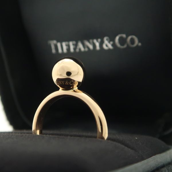 TIFFANY&Co. ハードウェア ボールリング K18PG ピンクゴールド