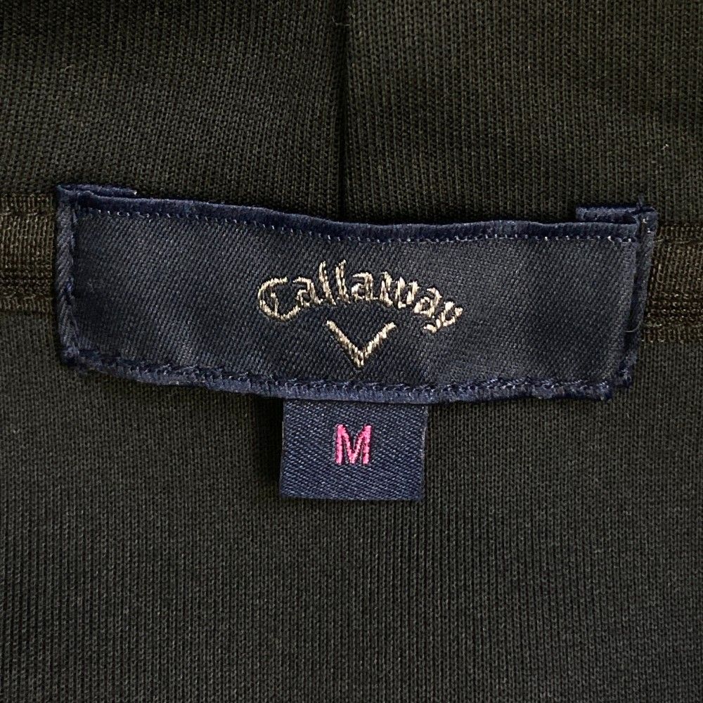 サイズ：M CALLAWAY キャロウェイ 2023年モデル 長袖パーカー  ブラック系 [240101440428] ゴルフウェア レディース ストスト サイズ：M CALLAWAY キャロウェイ 2023年モデル 長袖パーカー