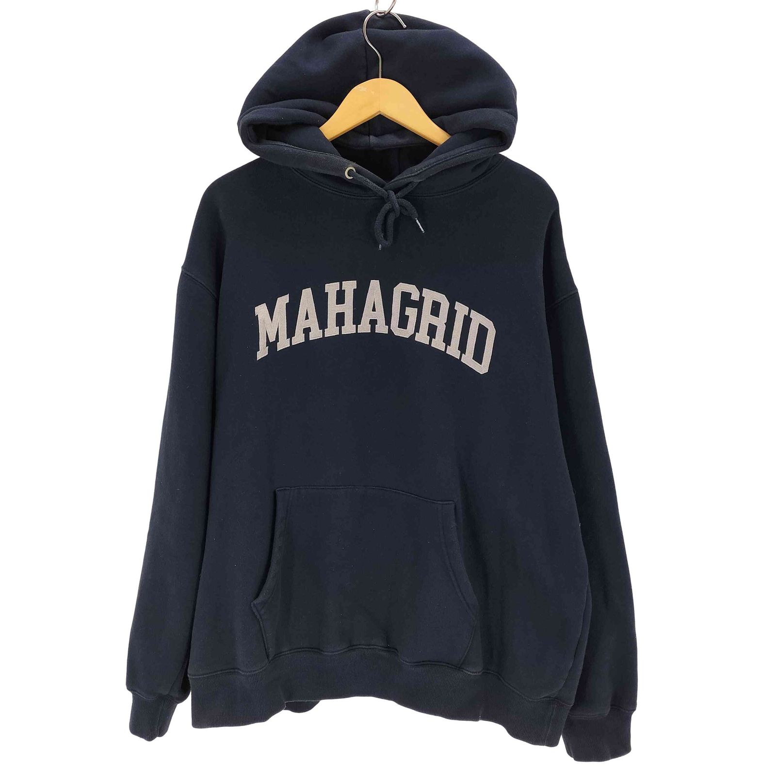 マハグリッド mahagrid 刺繍プルオーバーパーカー メンズ JPN：XL 