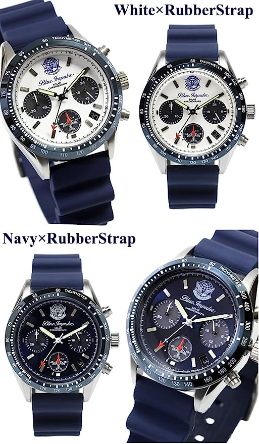 ブルー ブルーインパルス 腕時計用替えベルト シリコン ラバー