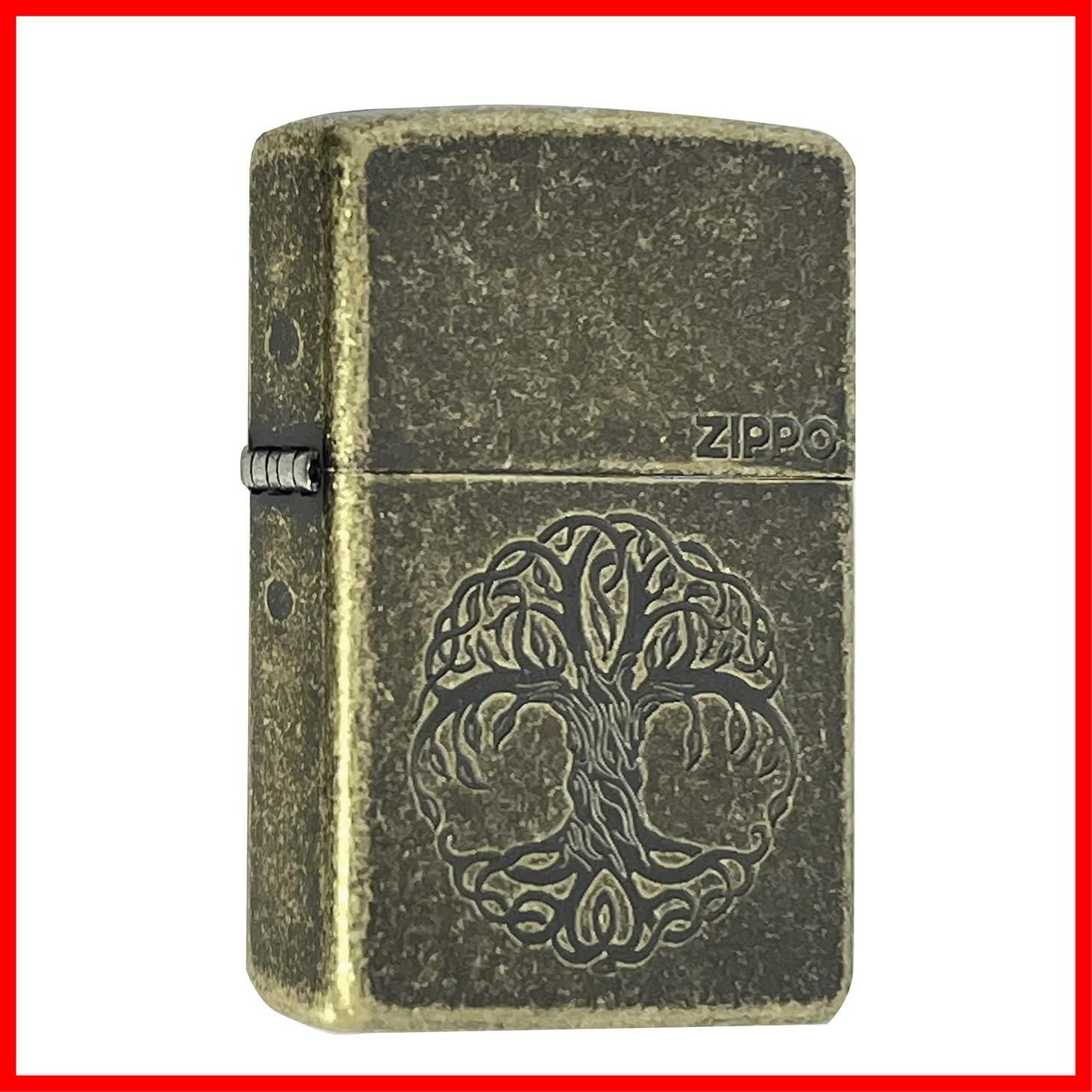 【新着商品】ZIPPO(ジッポー）神話 ユグドラシル (アンティークブラス)
