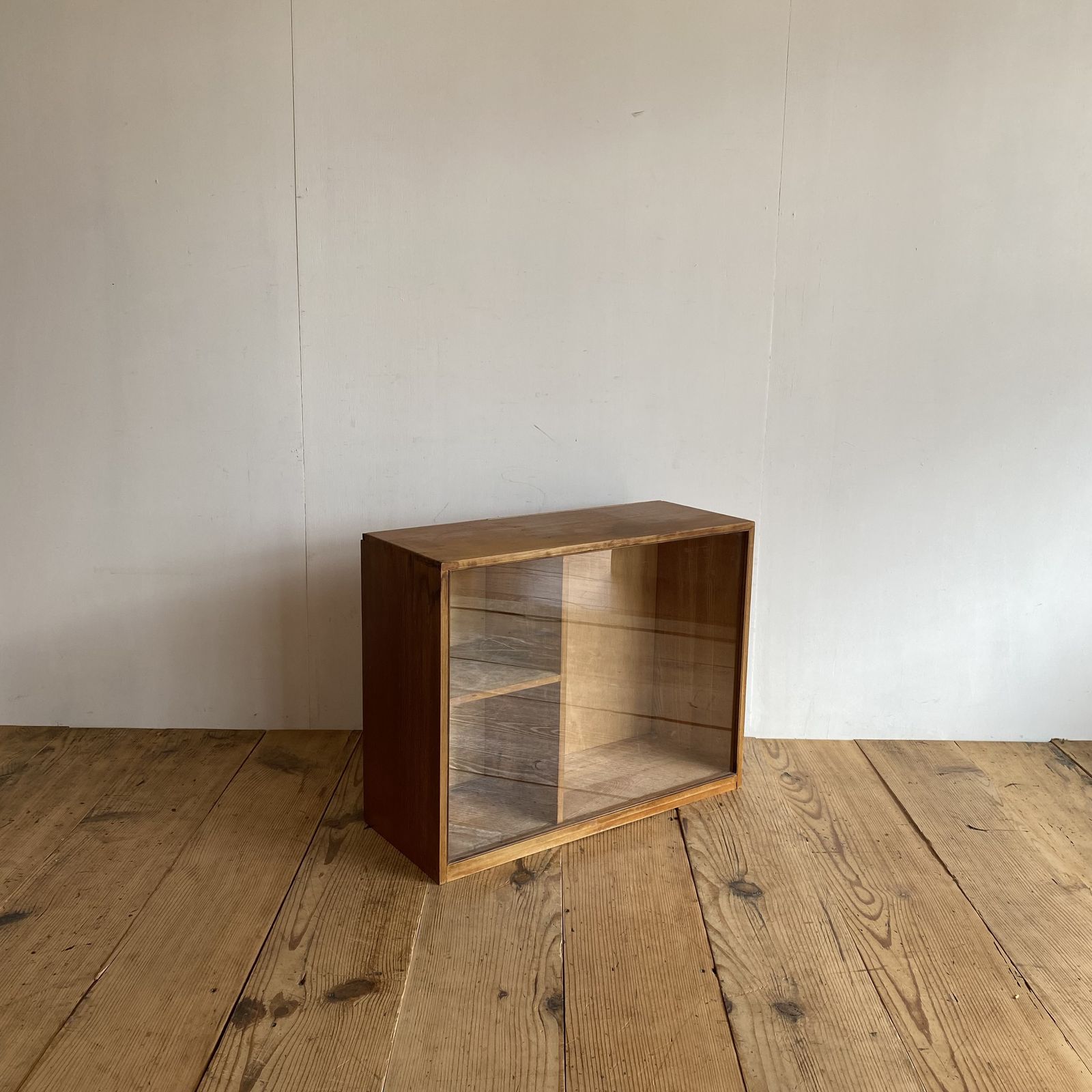 ヴィンテージ ガラスケース ガラス ショーケース レトロ ナチュラル y193