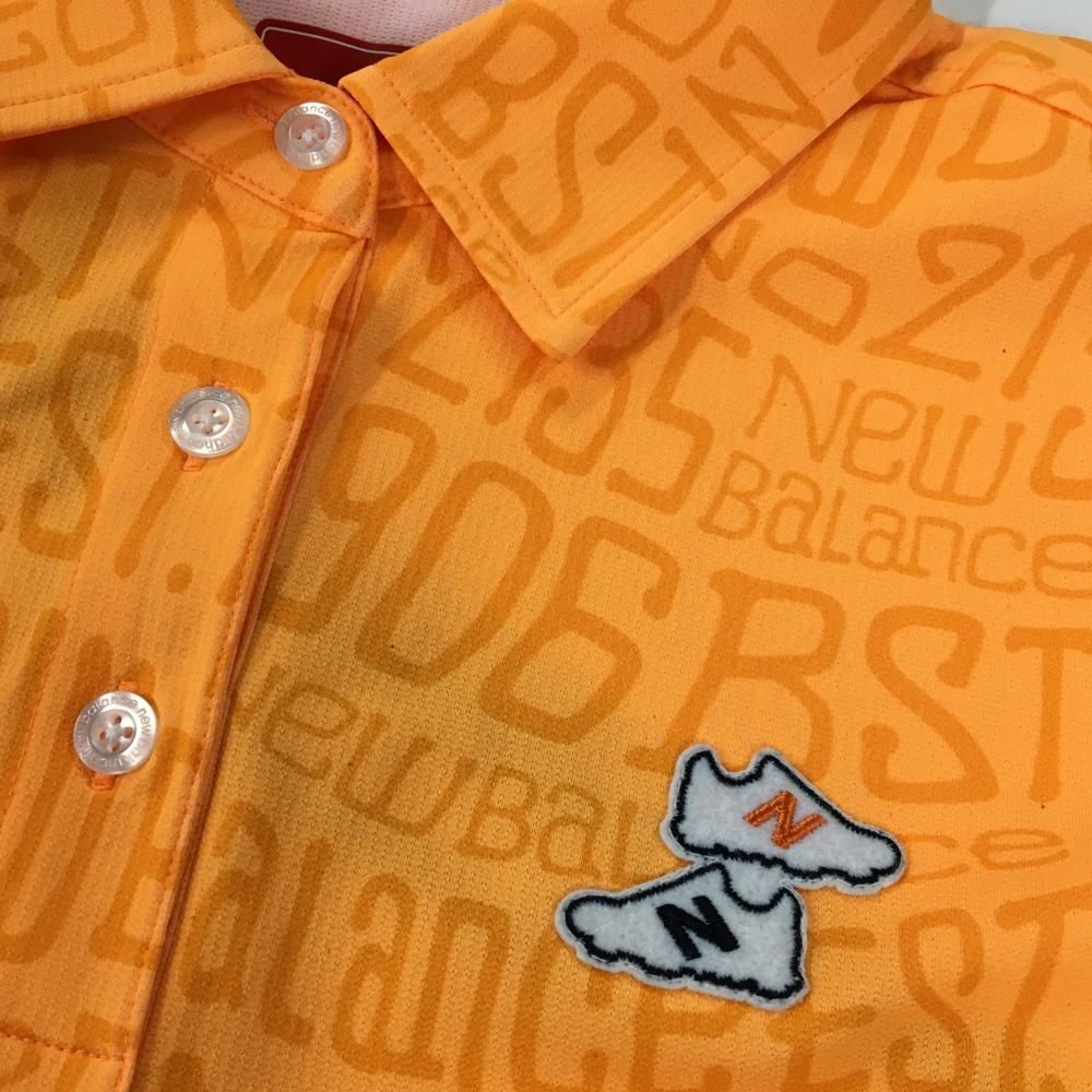 new balance ゴルフ ポロシャツ オレンジ サイズ6 new balance ゴルフ ポロシャツ オレンジ サイズ6