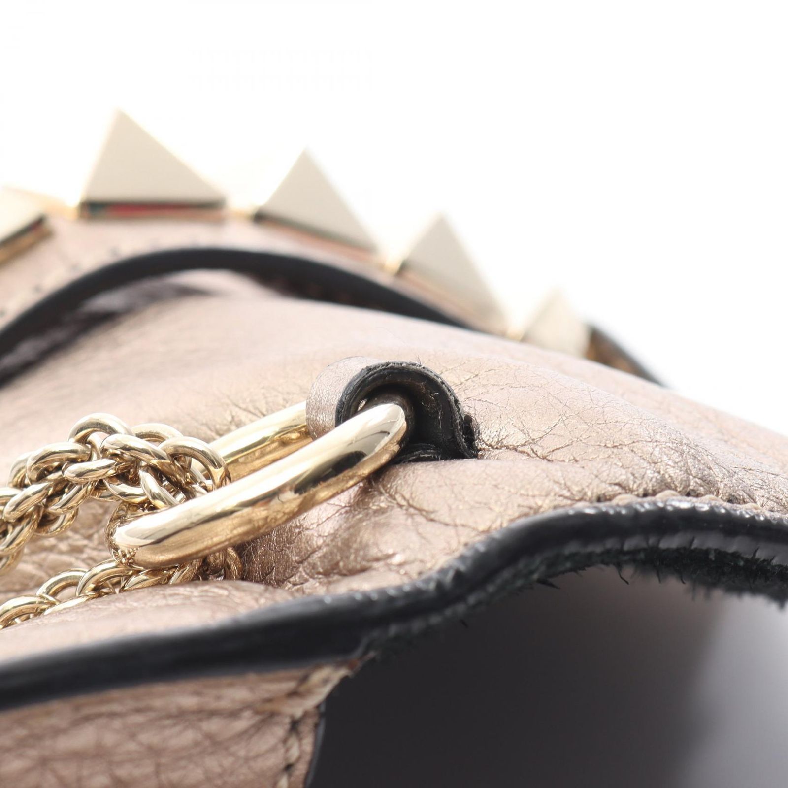 ヴァレンチノ Valentino ショルダーバッグ ロックスタッズ ゴールド