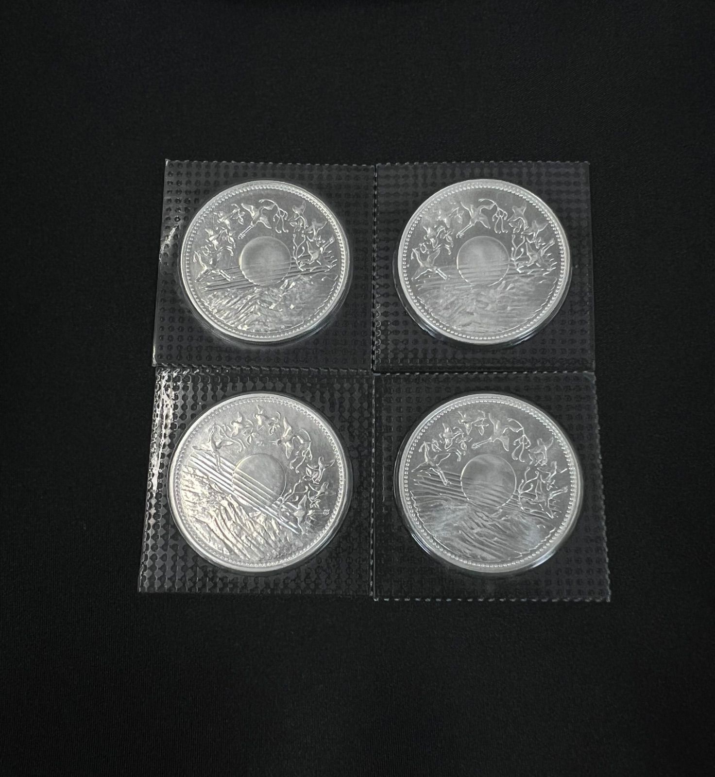 4枚セット　プルーフ　御在位60周年 4枚セットプルーフ御在位60周年