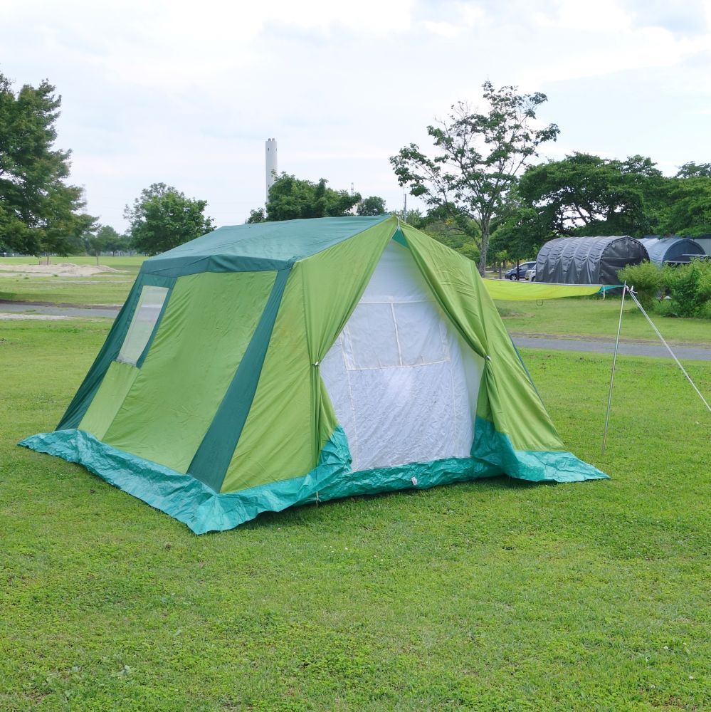 クロスター CROSTER 鉄骨 テント CROSPO ロッジ型 レトロ ビンテ 