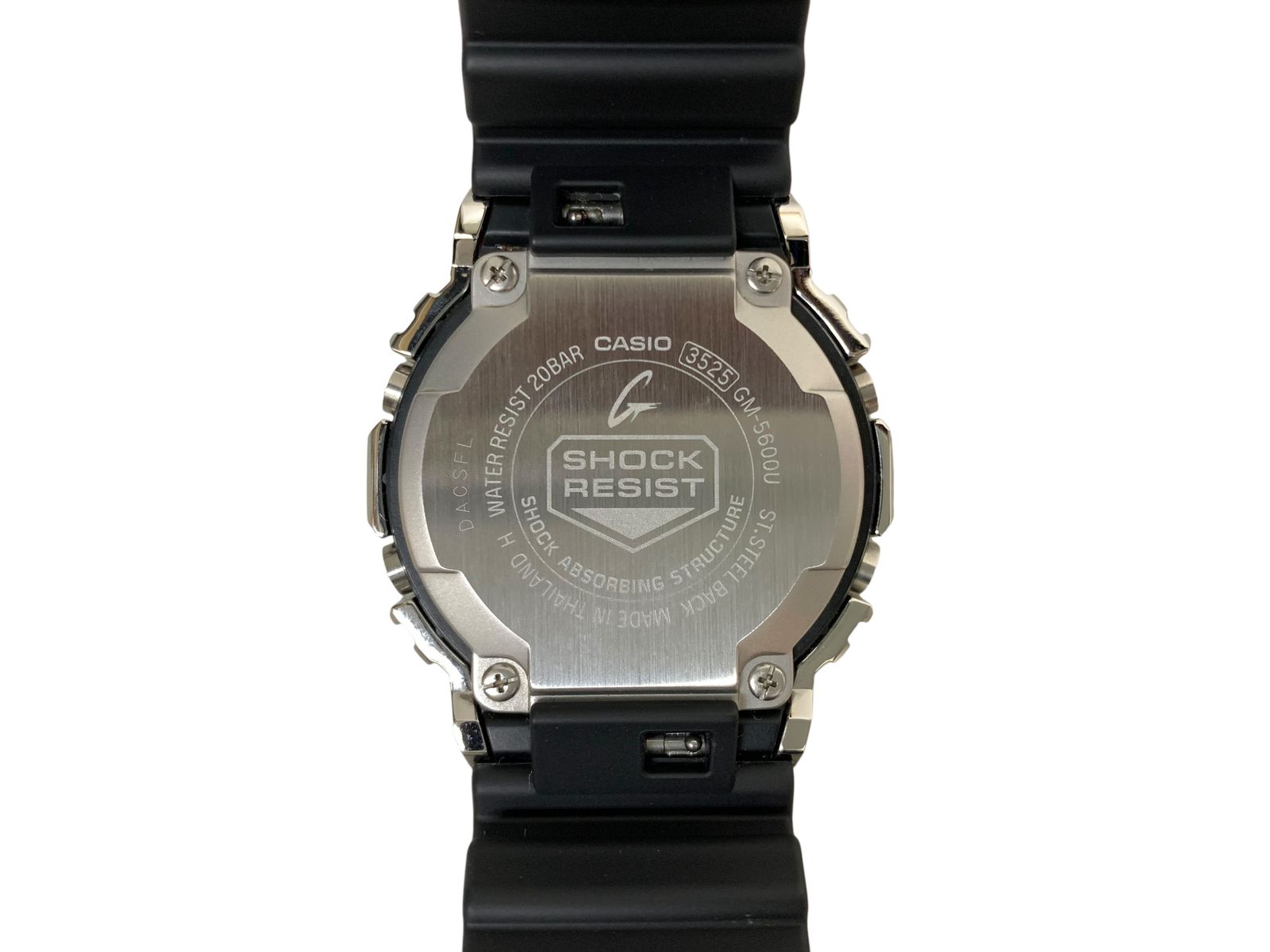 CASIO (カシオ) G-SHOCK ジーショック 腕時計 GM-5600U シルバー