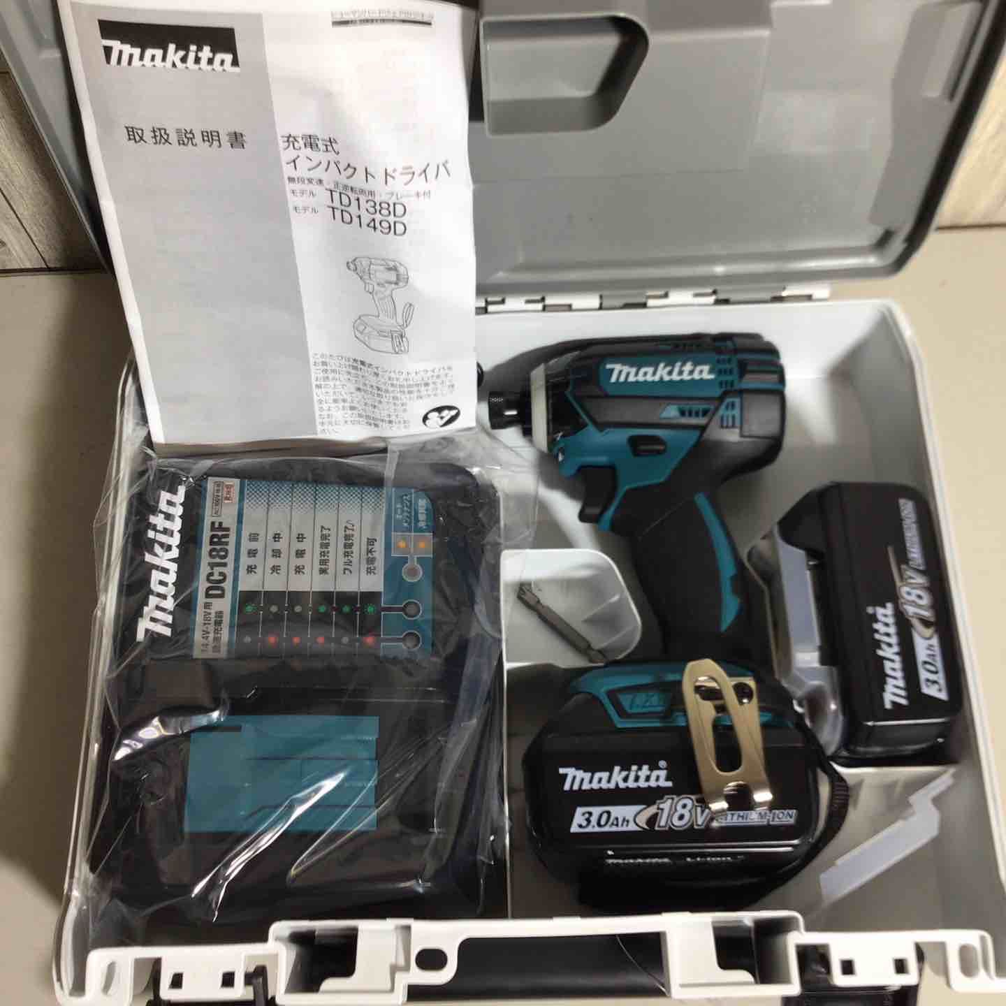 マキタ makita コードレス インパクトドライバー TD149DRFX フルセット インパクト 純正 純正品 充電式 戸田店