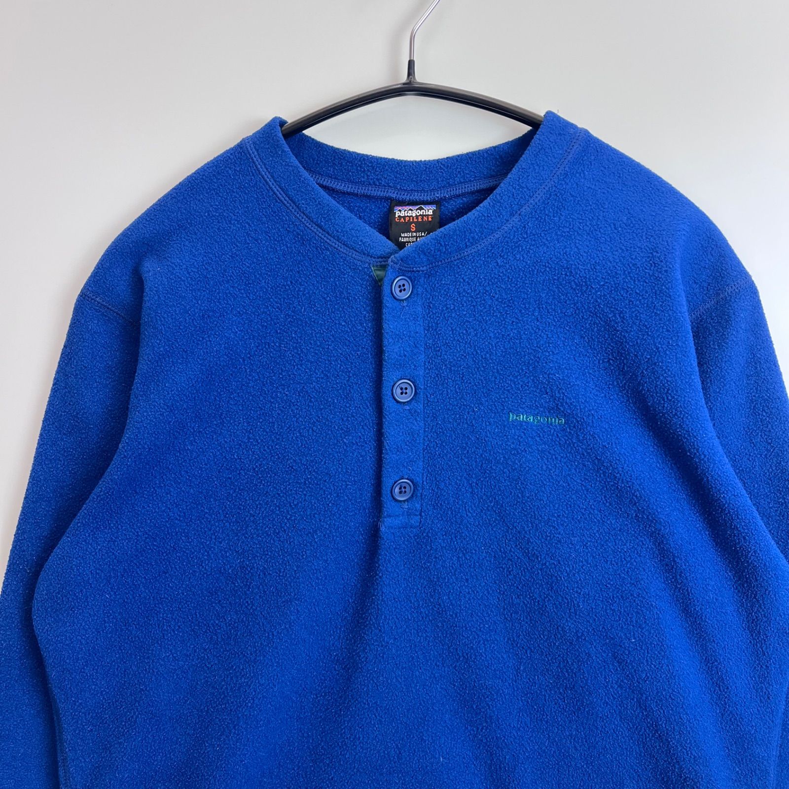 patagonia - patagonia capilene フリース美品 patagonia 90s USA CAPILENE henry fleece top S パタゴニア