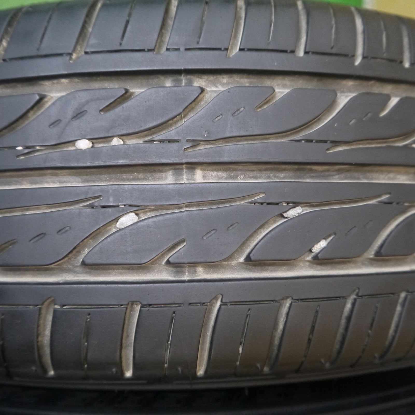 バリ溝！23年！9.5分☆LOXARNY EX BYRON STINGER 165/55R15 ダンロップ