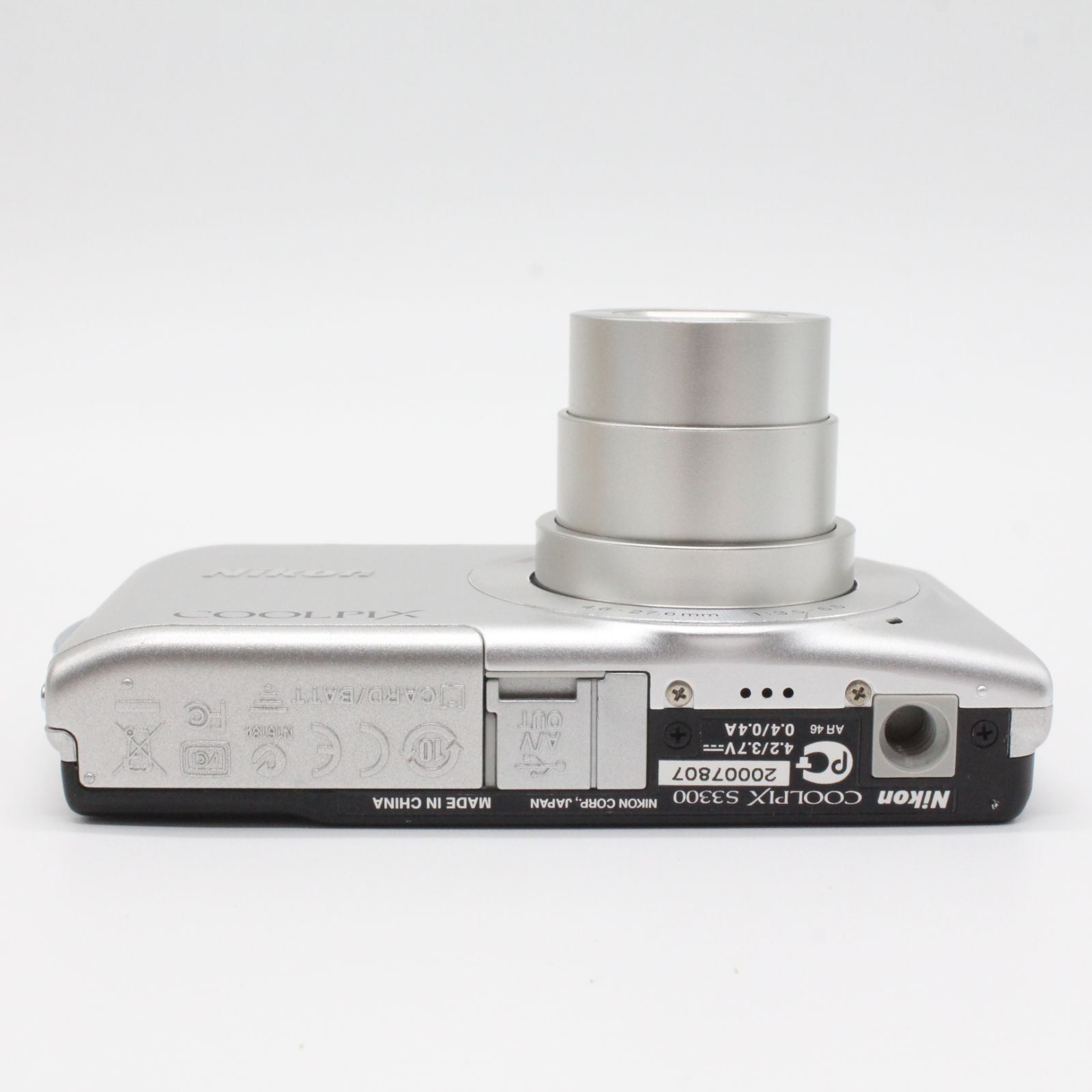 【美品】Nikon COOLPIX S3300 シルバー　動作確認済 Amazon | Nikon デジタルカメラ COOLPIX (クールピクス) S3300