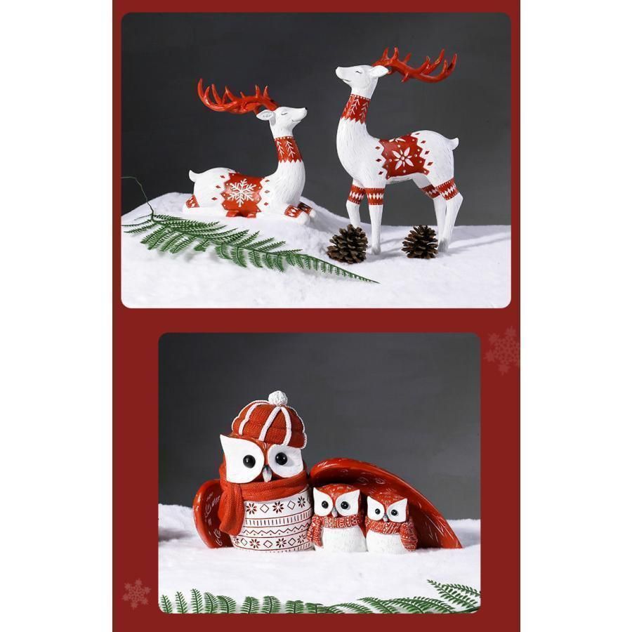 2点セット mas クリスマス 飾り サンタクロース サンタ 置物