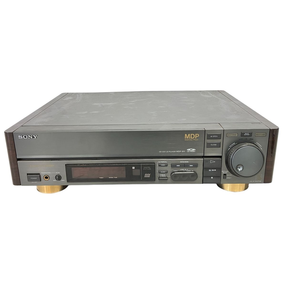 SONY MDP-911 CD CDV LD レーザーディスク プレーヤー リモコン付き ソニー ジャンク W8968062 - メルカリ