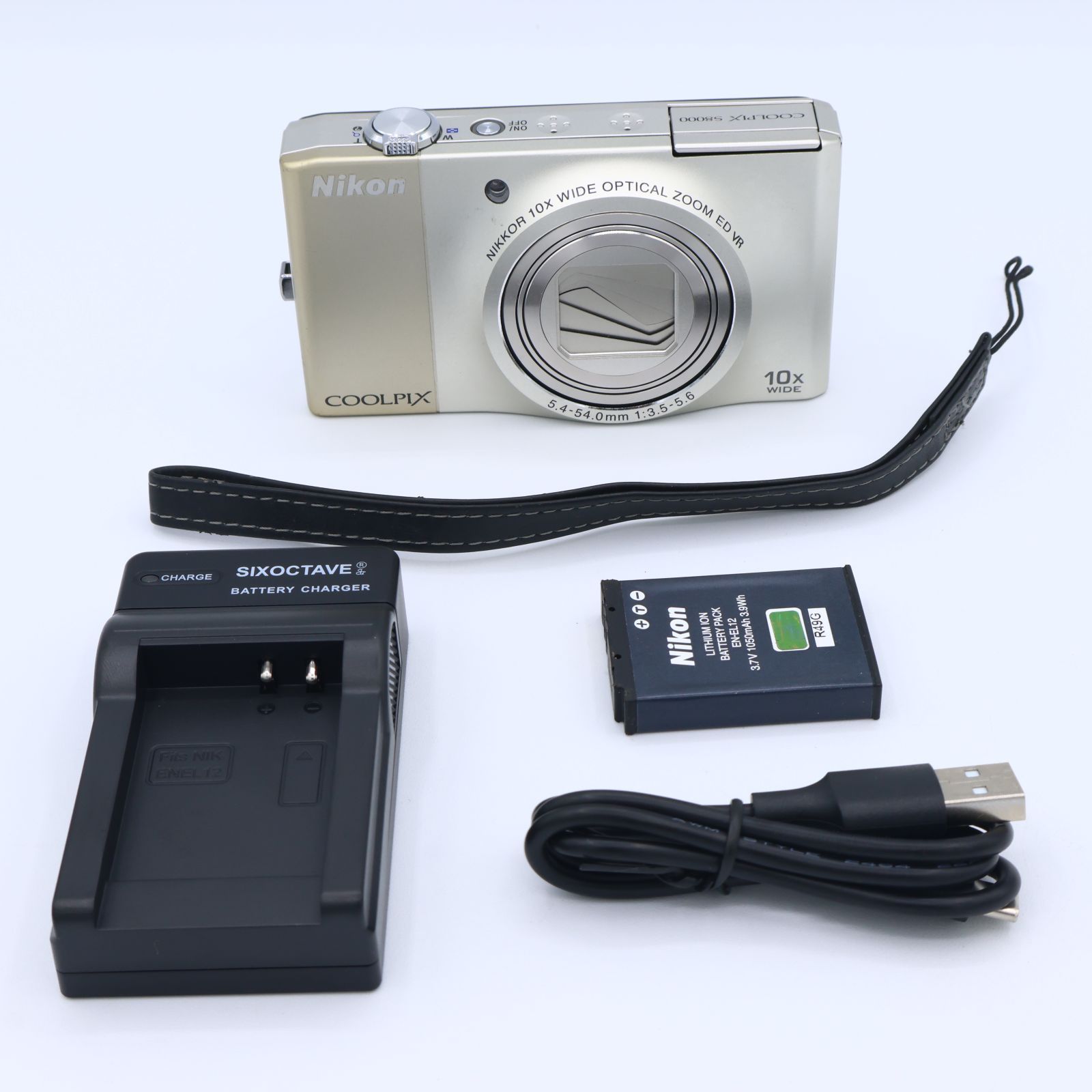 Nikon ニコン デジタルカメラ COOLPIX クールピクス S8000 シャンパンシルバー S8000SL 251010_20013953