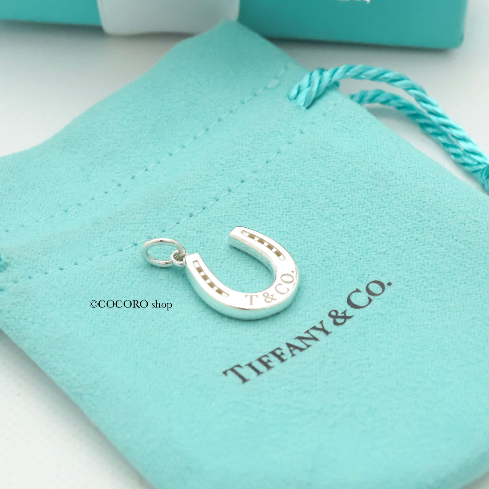 ティファニー TIFFANY-Co. ホースシュー 馬蹄 ロゴ チャーム AG925