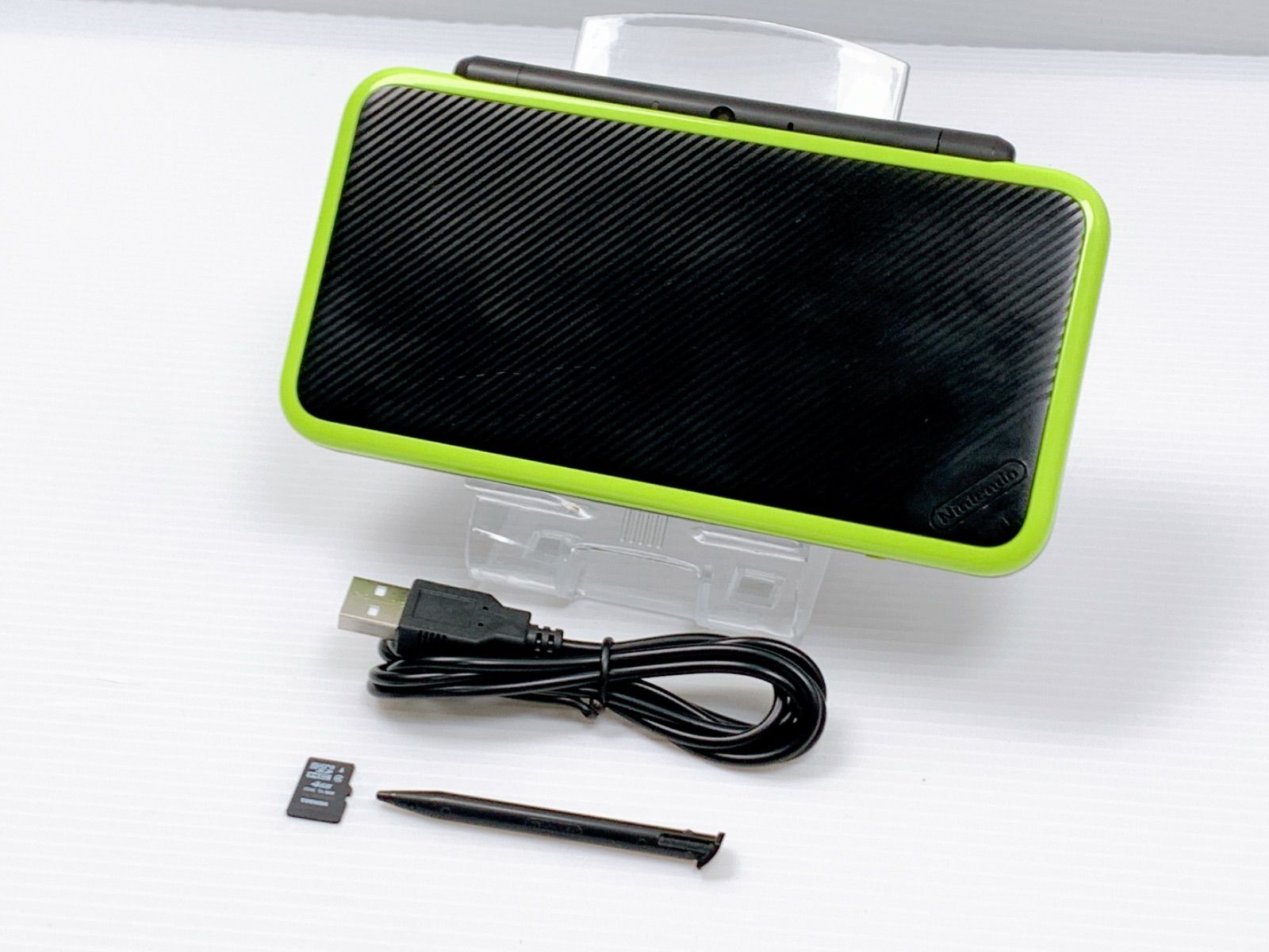 new ニンテンドー 2DS LL ライムブラック すぐ遊べるセット 動作 済み