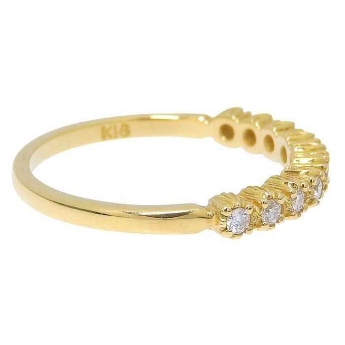 アーカー リング K18 18金　750 ダイヤ　指輪 AHKAH（アーカー） 指輪 K18YG ティナコフレ リング 7号 ダイヤモンド