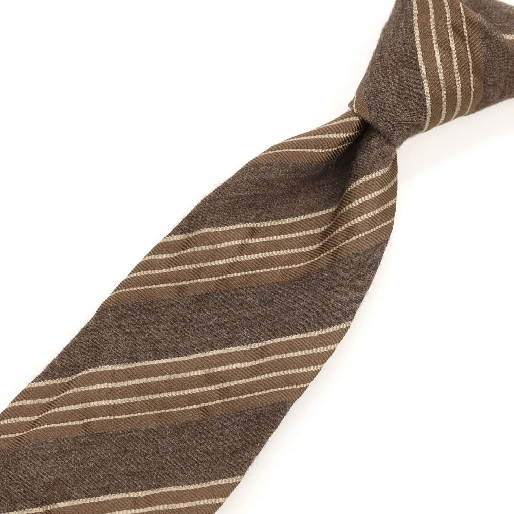 中古】タイユアタイ TIE YOUR TIE ストライプ セッテピエゲ シルク