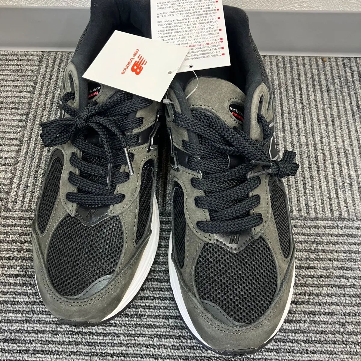 New Balance ML2002RB スニーカー ブラック × グレー 26cm 新品未使用 