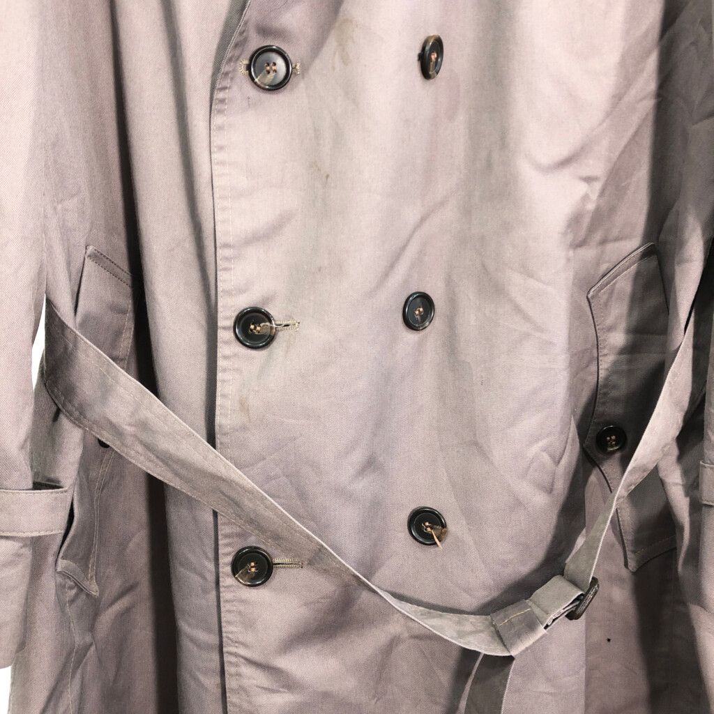 【美品】Christian Dior ダブルブレストコート ヴィンテージ 古着 80s Christian Dior コットンツイル ダブルブレスト
