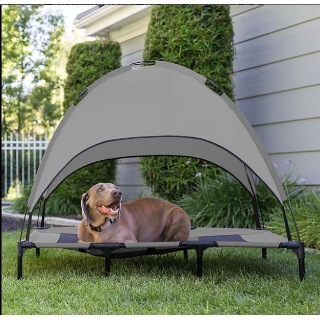 ペット ベッド テント 洗える 夏 涼しい 通気性 メッシュ 犬 猫 アウトドア キャンプ ペット用 コット 脚付き 屋外 マット ひえひえ爽快 ペットハウス