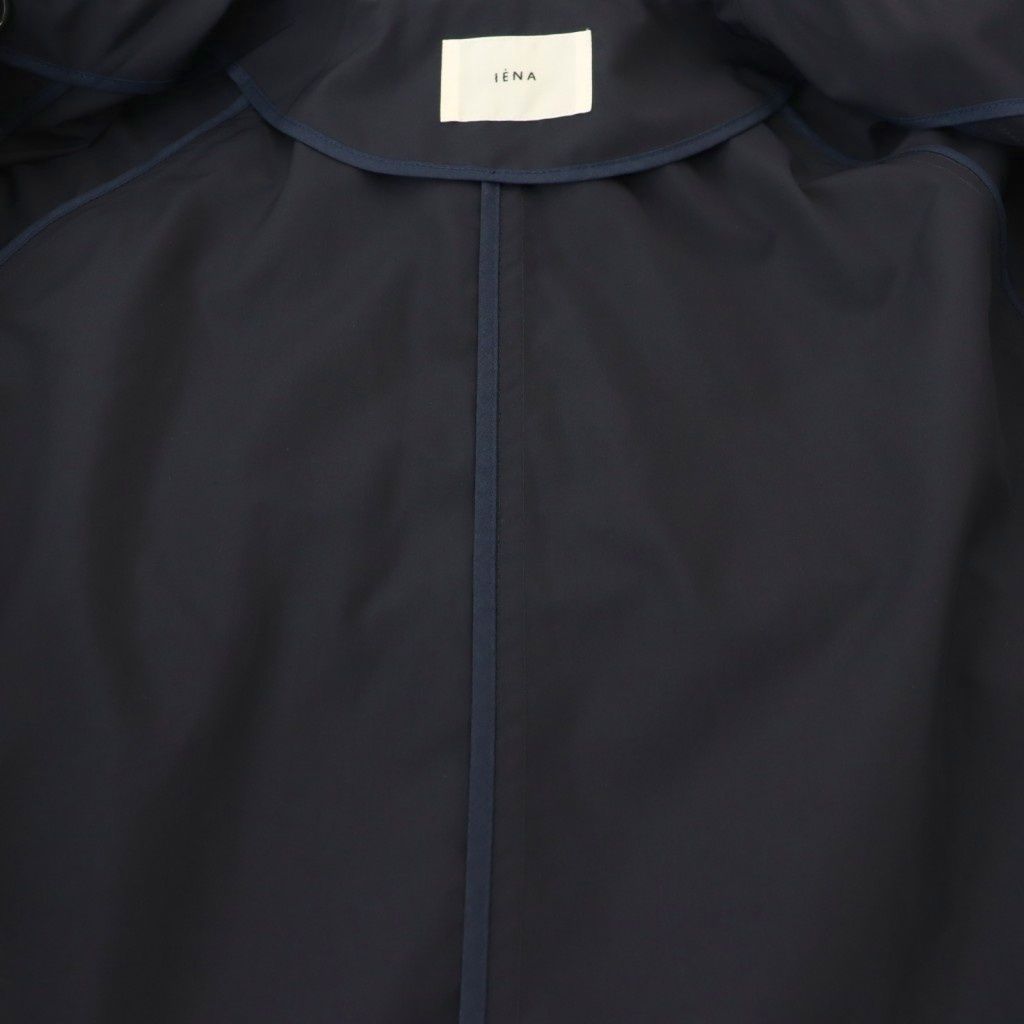 IENA ポプリンオーバーショートコート ネイビー36 イエナ IENA