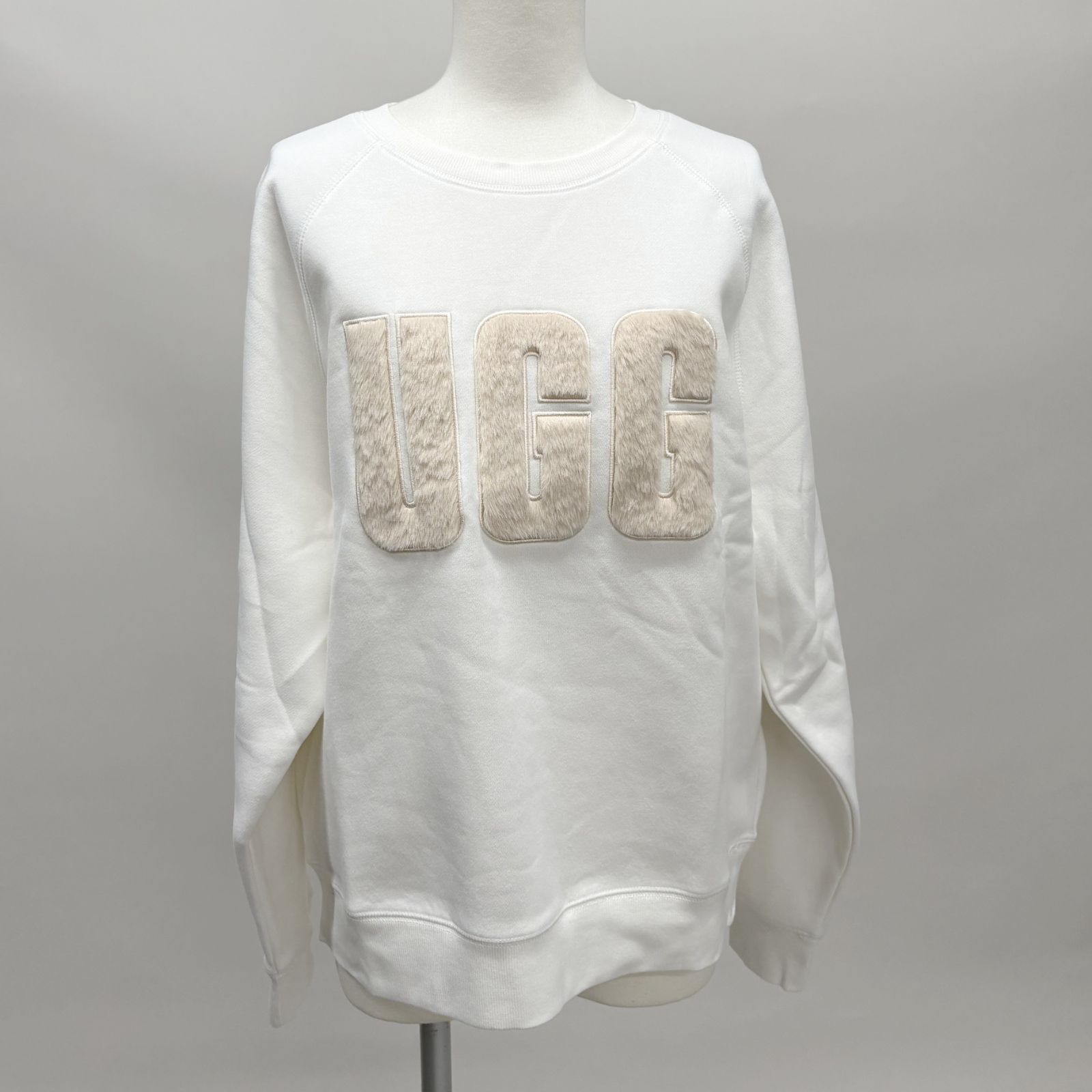 UGG ホワイト ロゴ スウェット
