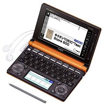 【中古】カシオ EX-word 電子辞書 ビジネスパーソンモデル オレンジ 150コンテンツ 2000小説 2000クラシック名曲フレーズ収録 ツインカラー液晶 EX-VOICE i8my1cf