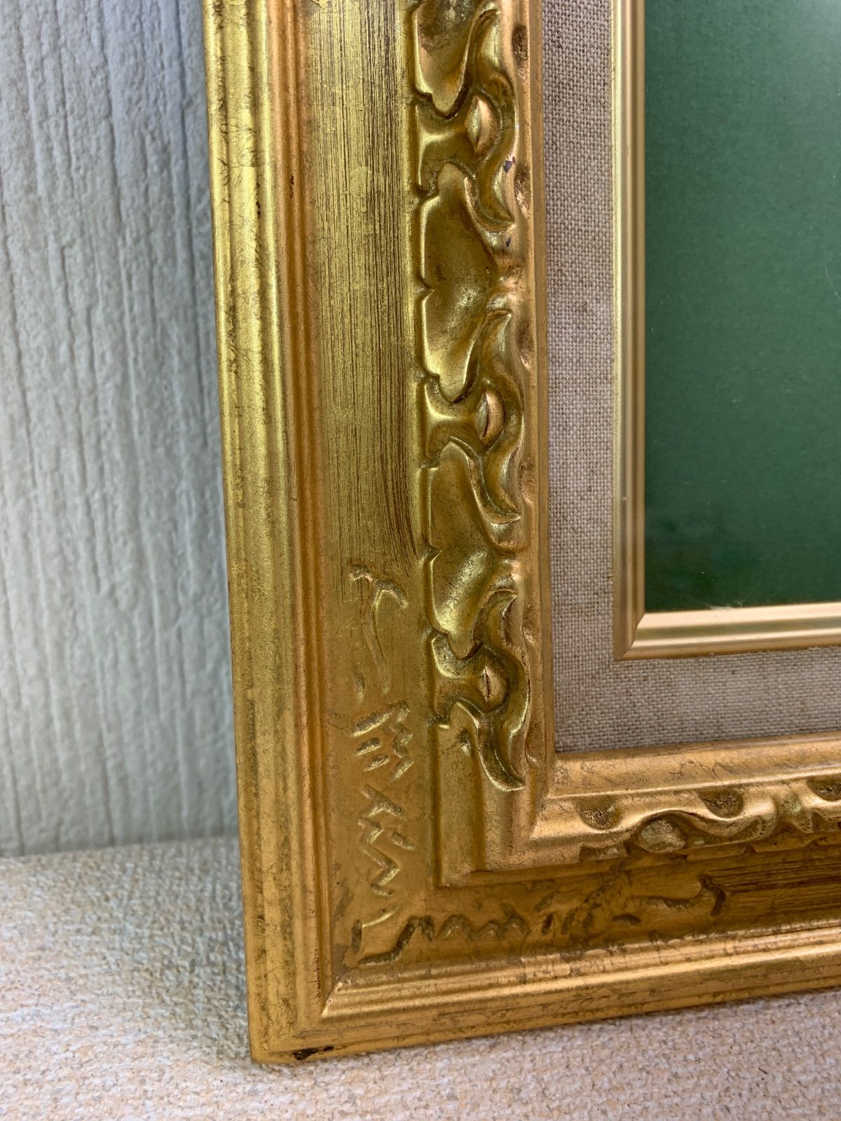 フォロー割対象商品】額縁 F4 ゴールド アクリル 絵画 油彩画
