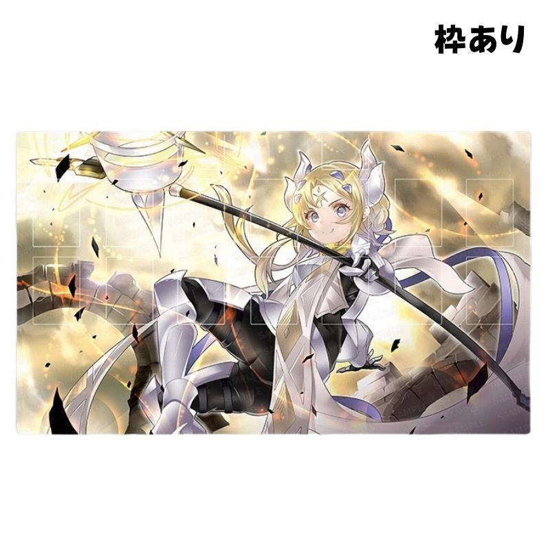 白の聖女エクレシア マット 遊戯王 プレイマット ラバーマット