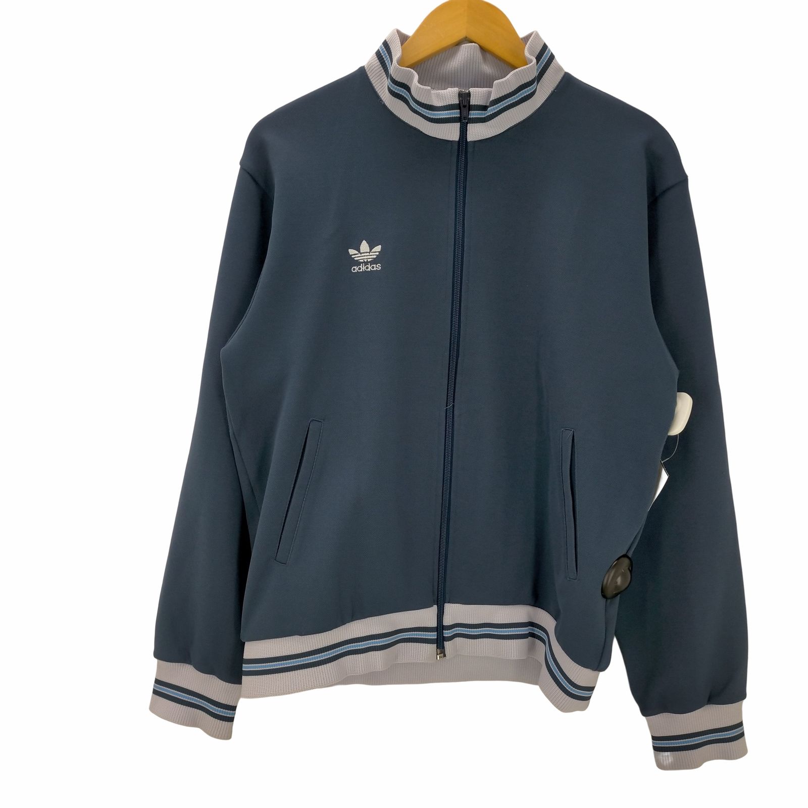 80s adidas デサント製 トラックジャケット リブライン ATS-202-