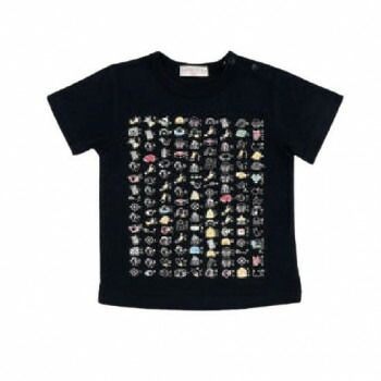 京都くろちく 絵心経子供Tシャツ 黒 ＊ 本店 サイズ90 メンズ 般若心経 Tシャツ レディース 女性 婦人 紳士 絵心経 男性 ピンク