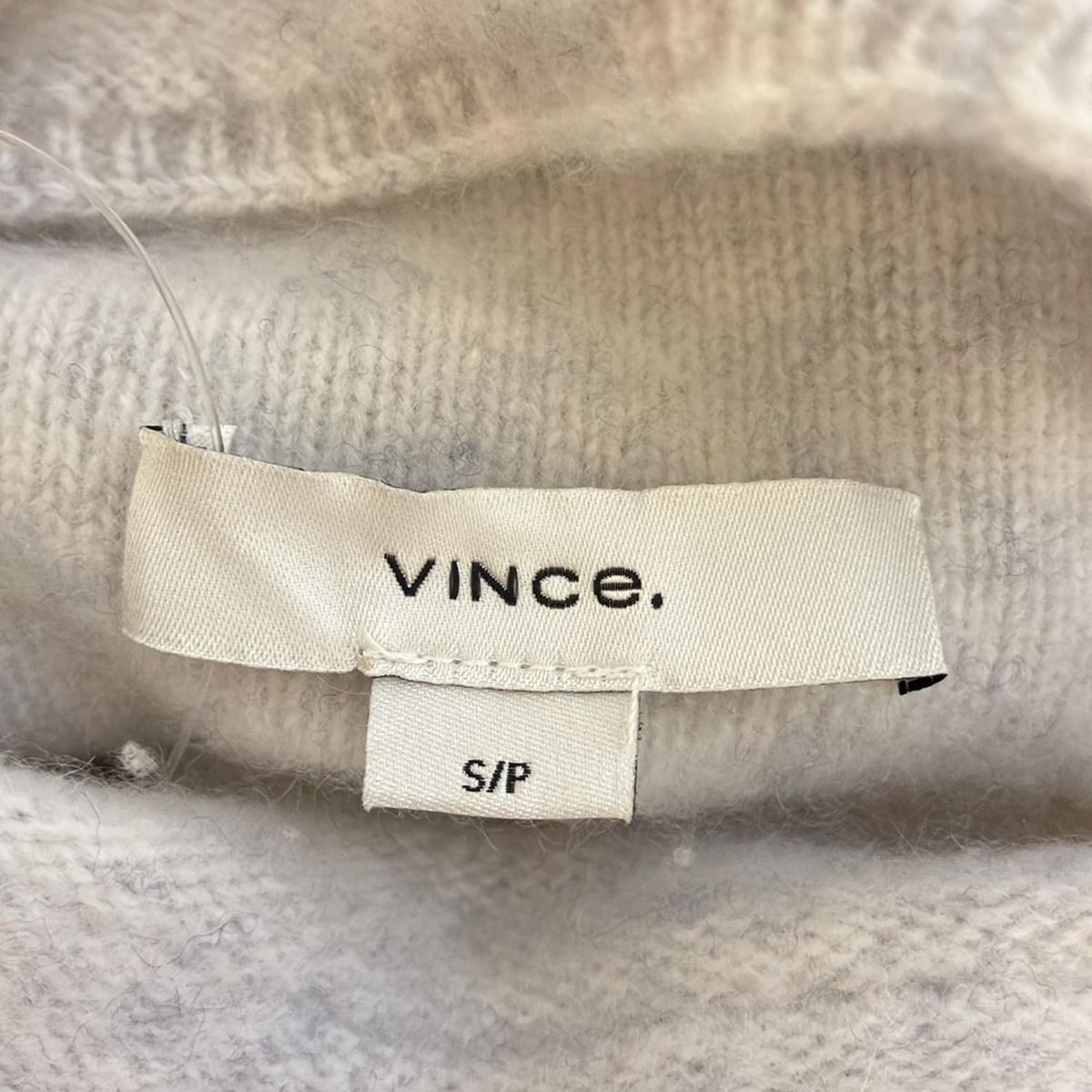 VINCE(ヴィンス) 長袖セーター サイズS レディース - 白×ブルー  