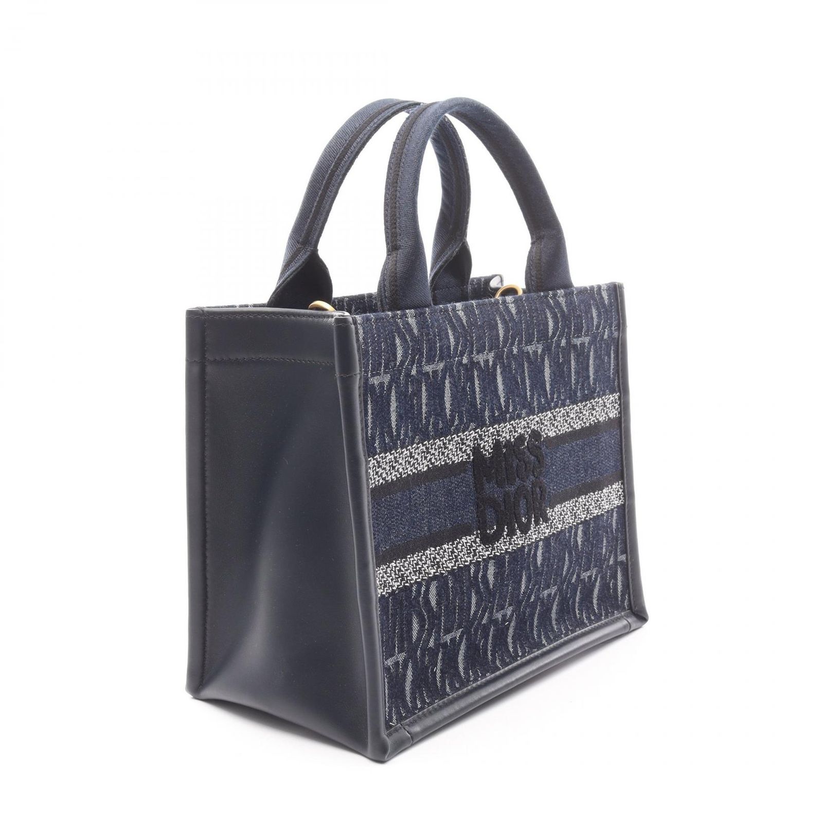 【上品なデニムブルー♡】DIOR Book Tote バッグ スモール Christian Dior クリスチャンディオール ブック トート ミニ