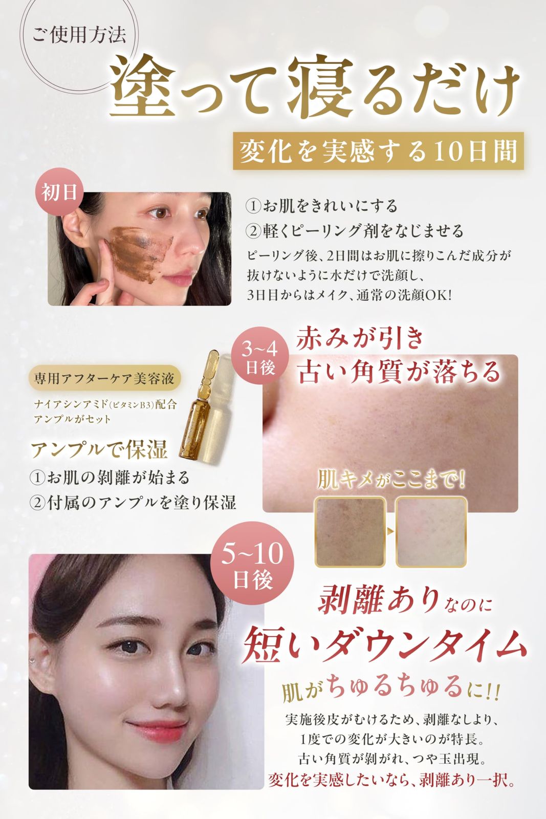 BQCELL 公式 ] ハーブピーリング セルフ ピーリング 【販売累計170万個