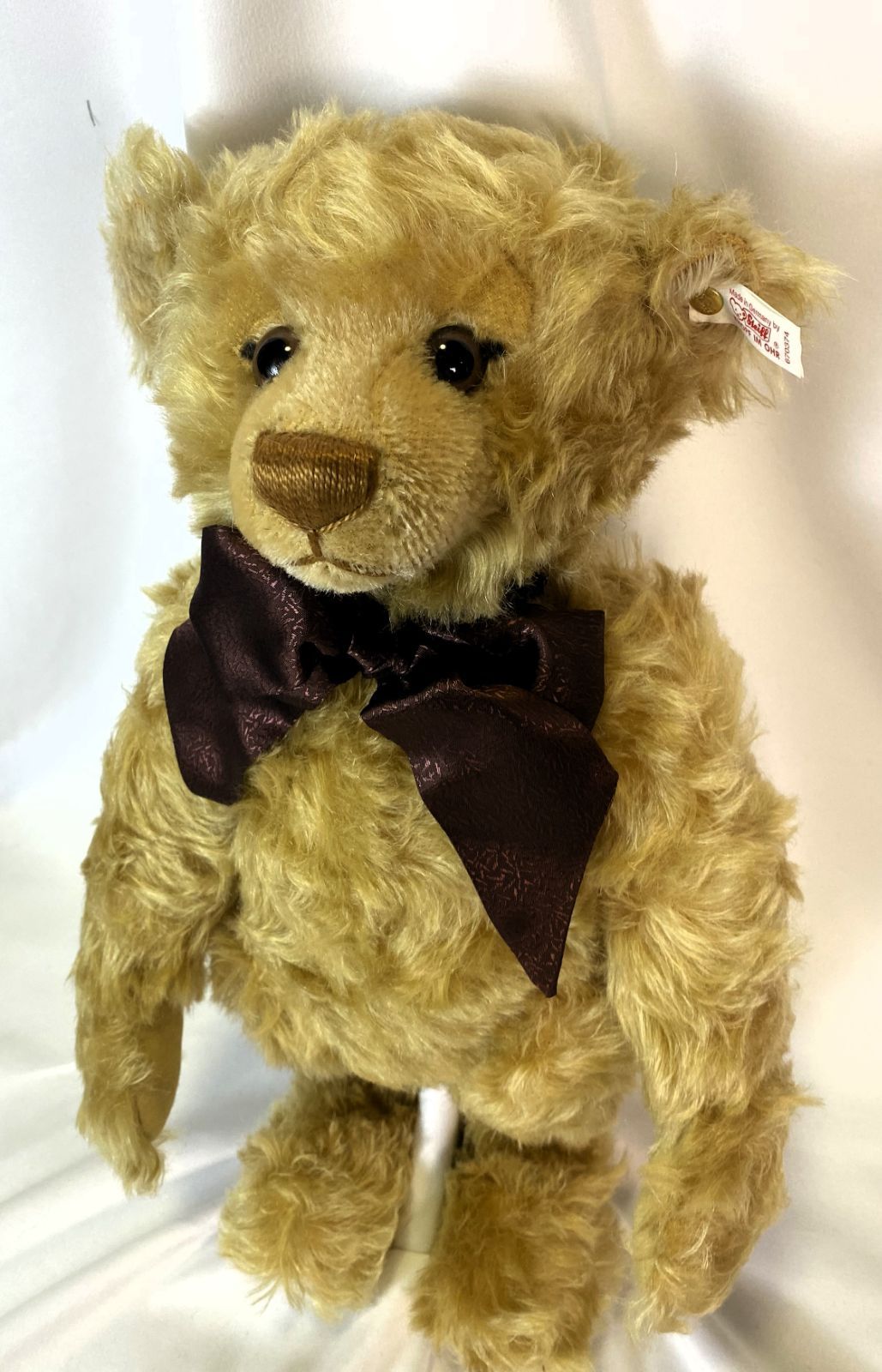 美品】Steiff Jahrtausend Teddybär blond 43 1999 シュタイフ 千年の