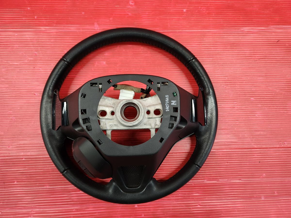 ホンダ RU4 ヴェゼル ハイブリッド 前期 純正 レザーハンドル RU3 ステアリング FFCRYSTALESIA_COM