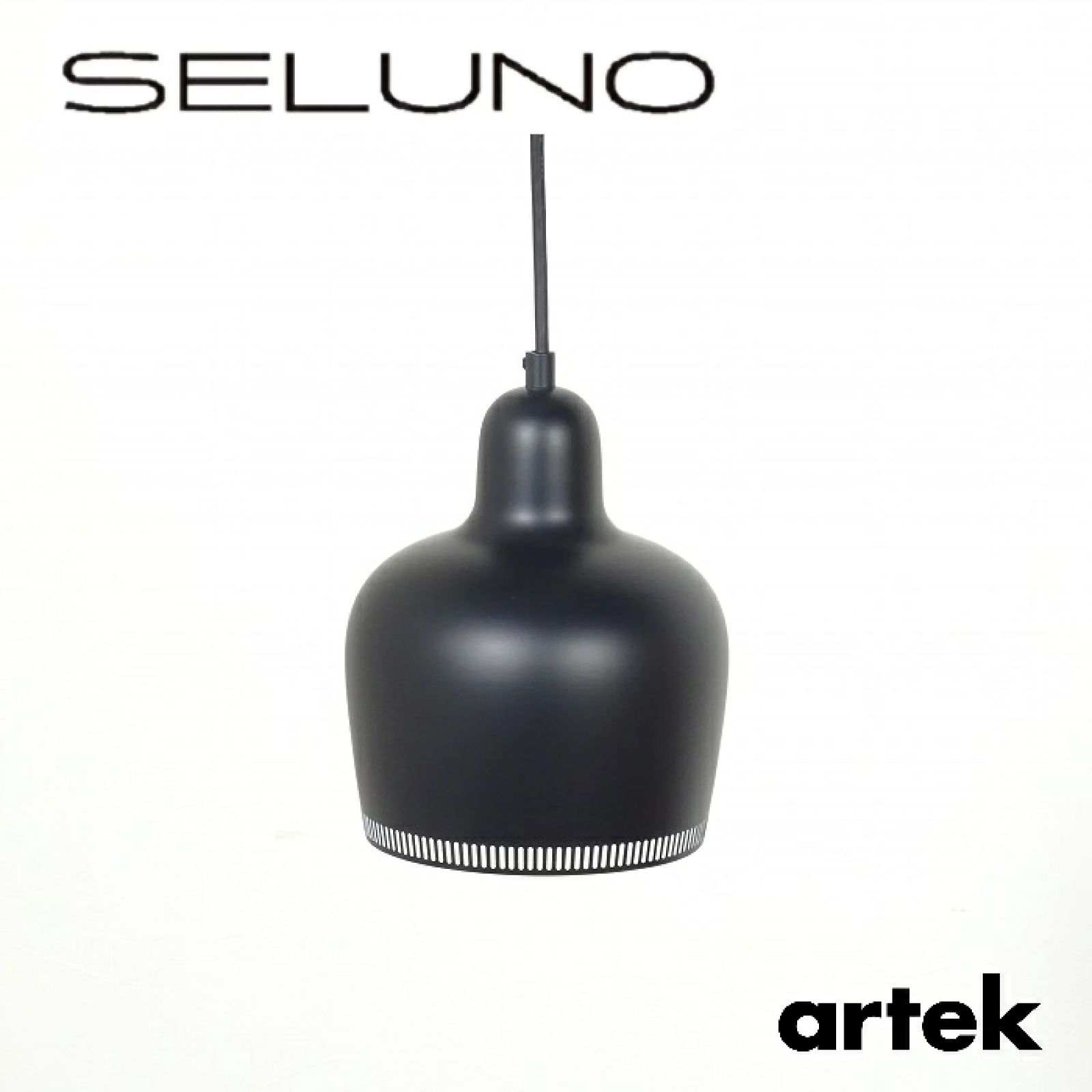 ◾︎SELUNO◾︎ 展示超 artek アルテック A330S GOLDEN BELL | ゴールデンベル ペンダントランプ | ブラック 7万 v774