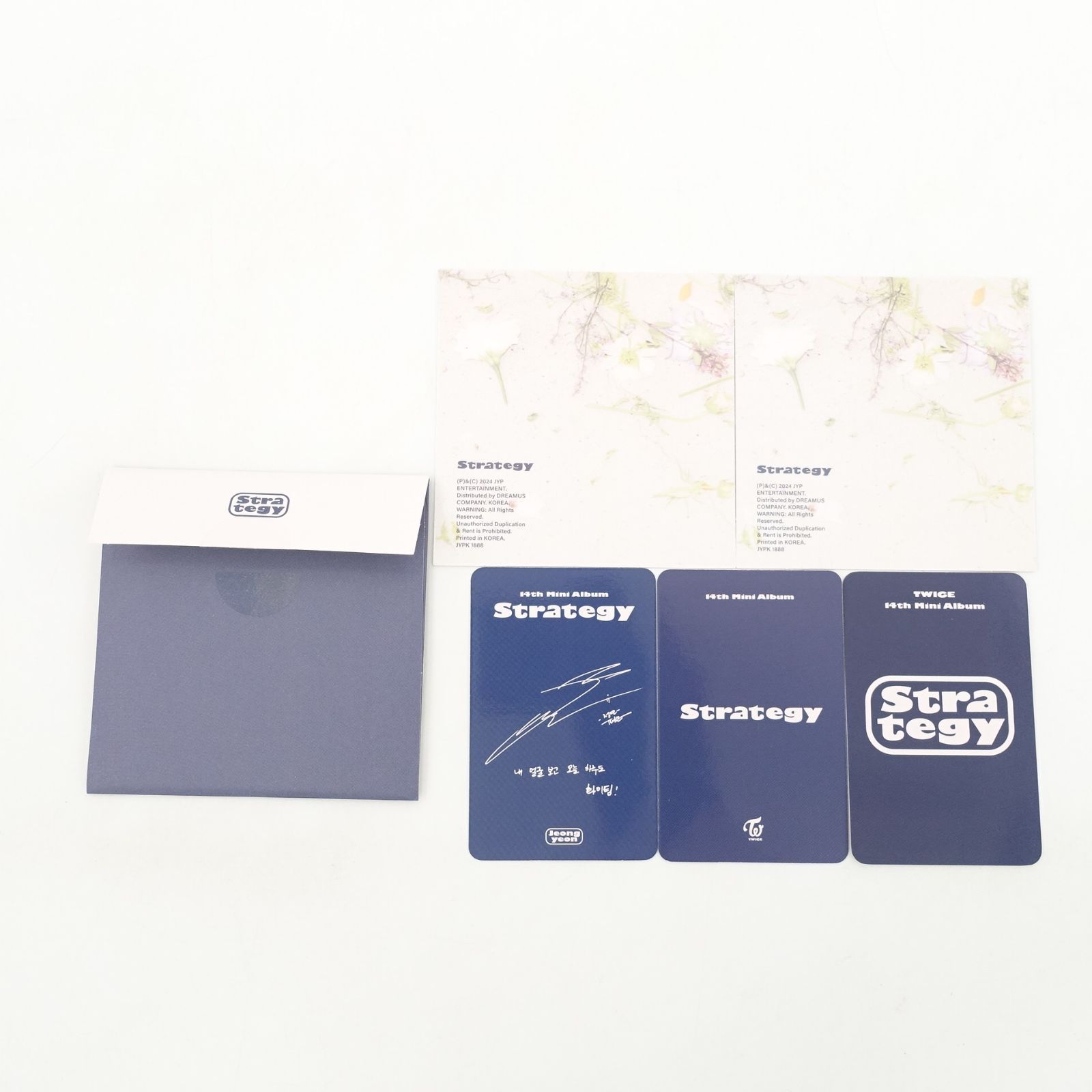 TWICE ジョンヨン Strategy Step4 Withmuu 店舗特典 デジパック