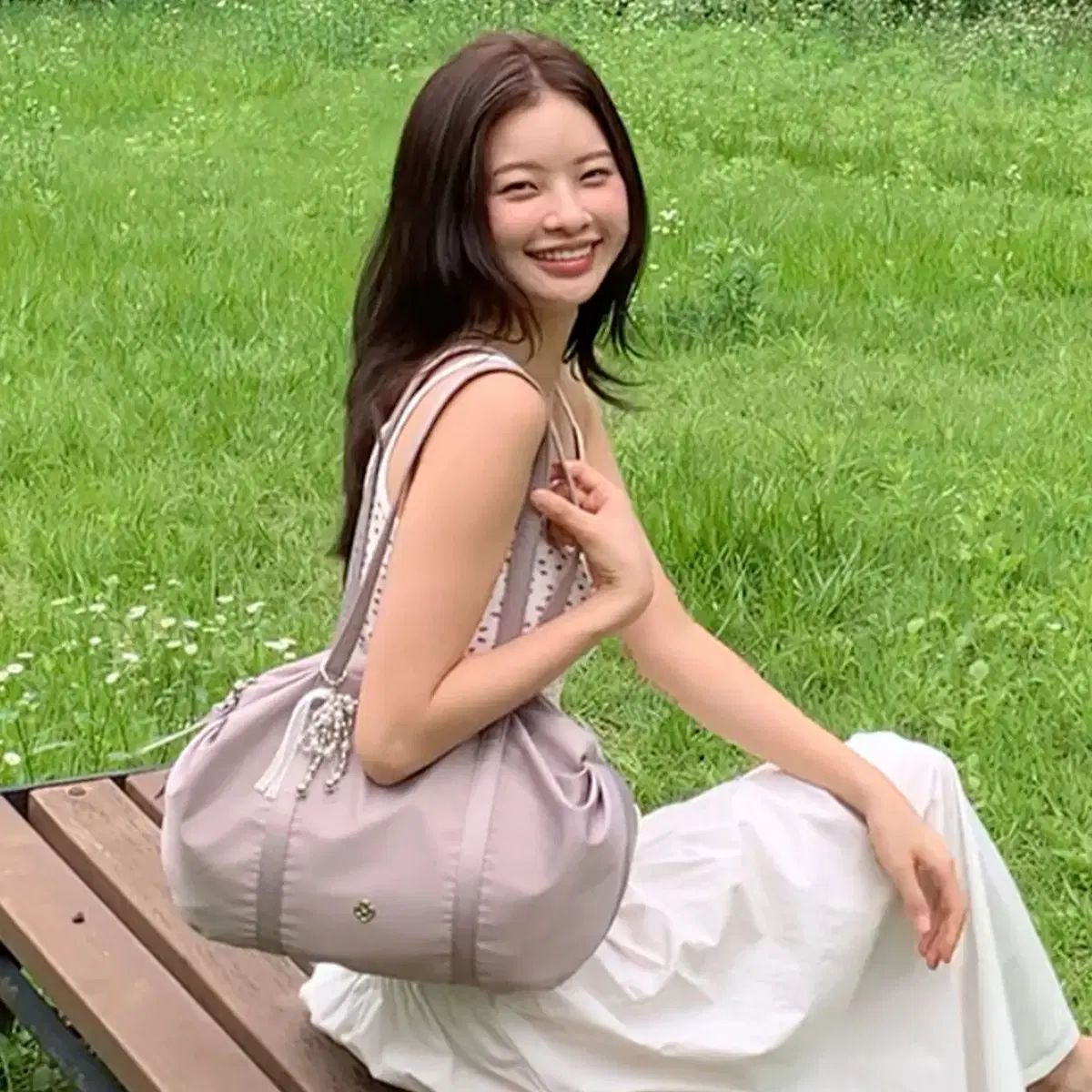 ヒーロー オーロラ ダッフルバッグ ライラック