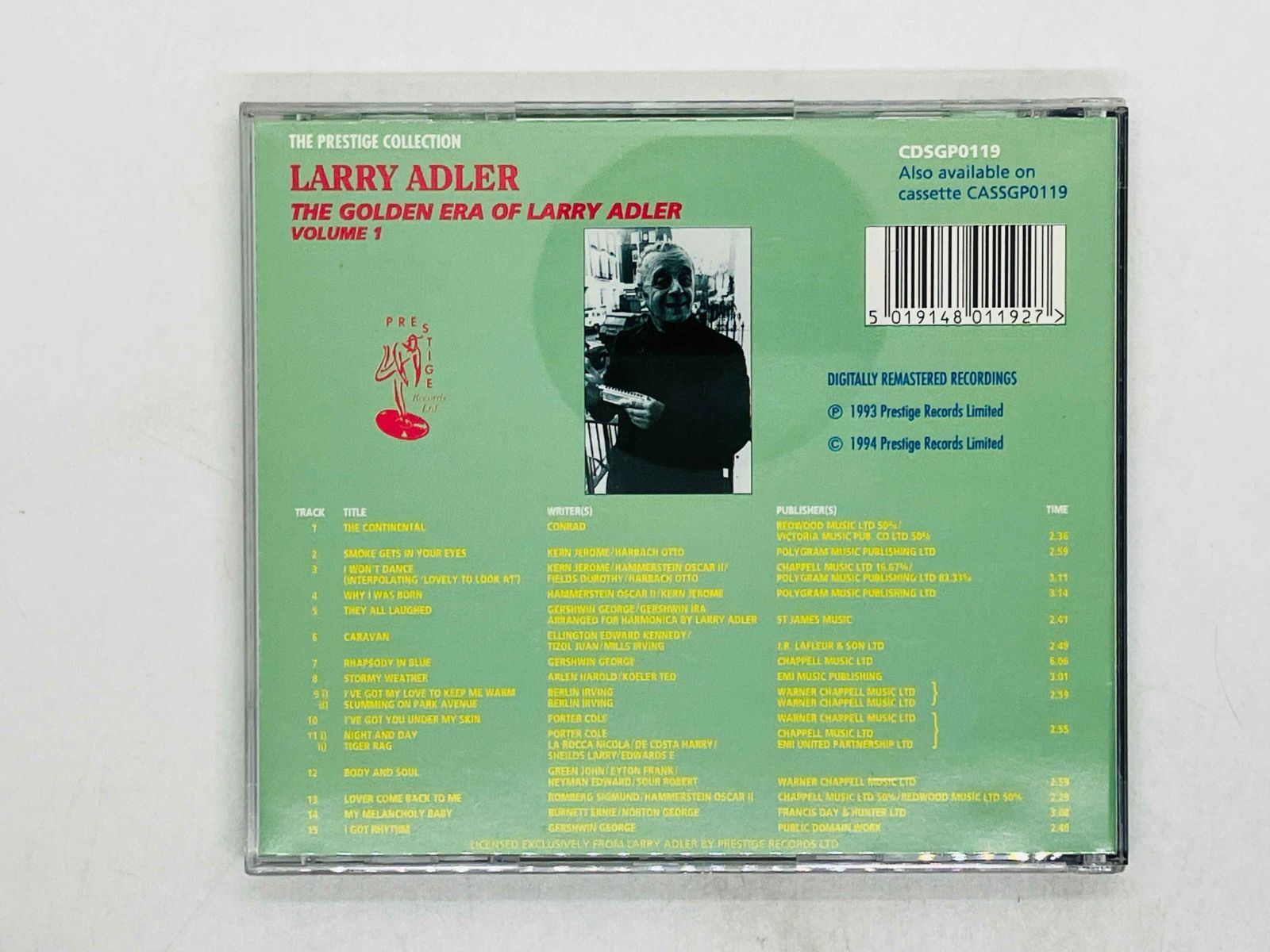 CD LARRY ADLER VOLUME 1 / THE GOLDEN ERA OF / ラリー