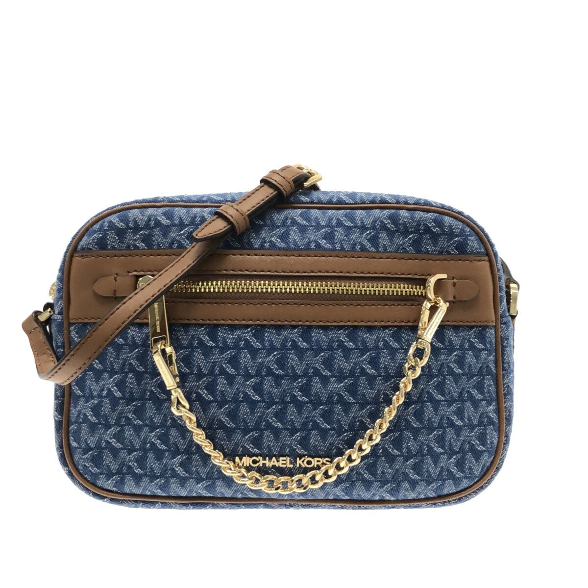 MICHAEL KORS(マイケルコース) ショルダーバッグ 35F2GTTC9J ブルー×白