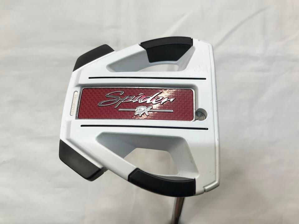 【美品】Spider EX GHOST WHITE センターシャフトパター テーラーメイドゴルフ／Spider EX／Spider EX ゴースト ホワイト