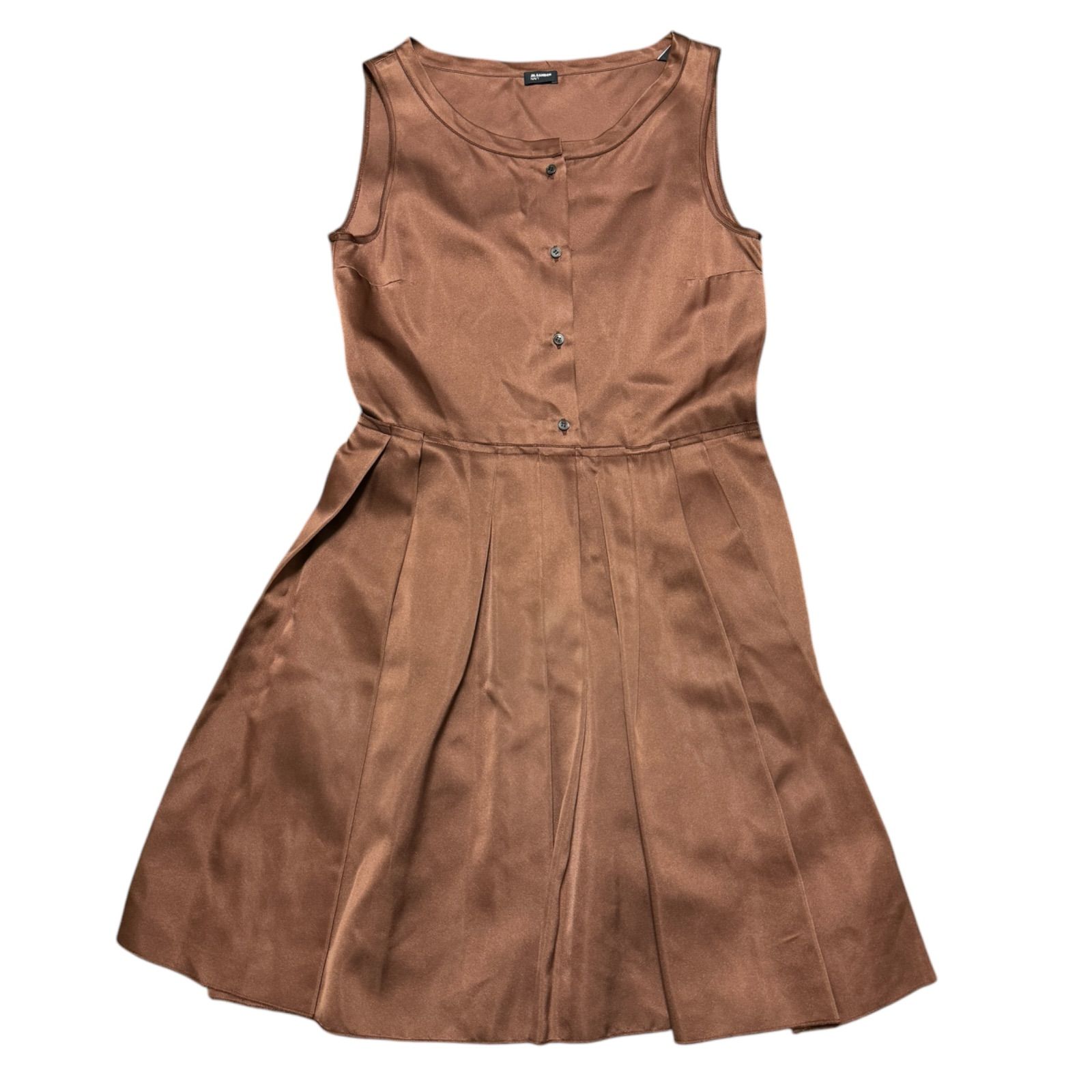 RE76 【美品】 JIL SANDER NAVY ジルサンダーネイビー シルク 