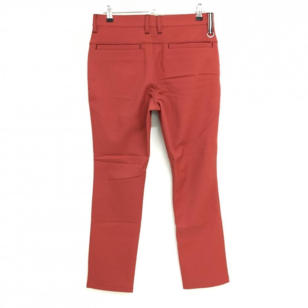 ルコックゴルフ パンツ レッド×黒 裏微起毛 ロゴ黒 ストレッチ メンズ 82 ゴルフウェア le coq sportif